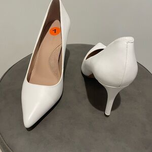 Banana Republic White Heels